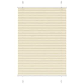 Estor Plisado crema 90x150 cm Tela Ancho 89,4 cm Poliéster by , Blinds and blinds - Ref: Foro24-4015294, Price: 20,01 €, Disc...