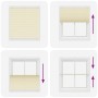 Estor Plisado crema 115x100 cm Tela Ancho 114,4 cm Poliéster de , Persianas y estores - Ref: Foro24-4015282, Precio: 19,29 €,...