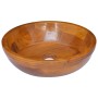 Waschtisch aus massivem Teakholz Φ40x10 cm von vidaXL, Sinkt - Ref: Foro24-326160, Preis: 107,47 €, Rabatt: %