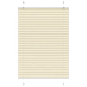 Estor Plisado crema 100x150 cm Tela Ancho 99,4 cm Poliéster by , Blinds and blinds - Ref: Foro24-4015296, Price: 15,33 €, Dis...