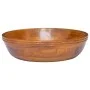 Solid teak wood washbasin Φ40x10 cm by vidaXL, Sinks - Ref: Foro24-326160, Price: 99,11 €, Discount: %