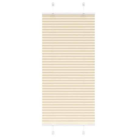 Estor Plisado crema 65x150 cm Tela Ancho 64,4 cm Poliéster de , Persianas y estores - Ref: Foro24-4015289, Precio: 21,27 €, D...