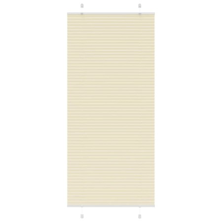 Estor Plisado crema 100x200 cm Tela Ancho 99,4 cm Poliéster de , Persianas y estores - Ref: Foro24-4015313, Precio: 24,30 €, ...