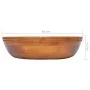 Waschtisch aus massivem Teakholz Φ40x10 cm von vidaXL, Sinkt - Ref: Foro24-326160, Preis: 99,11 €, Rabatt: %