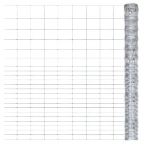 Silberner verzinkter Stahlgartenzaun 50x1,6 m von vidaXL, Zaunpaneele - Ref: Foro24-149511, Preis: 144,34 €, Rabatt: %