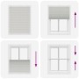 Estor Plisado gris claro 110x100 cm Tela Ancho 109,4 cm de , Persianas y estores - Ref: Foro24-4015332, Precio: 19,05 €, Desc...