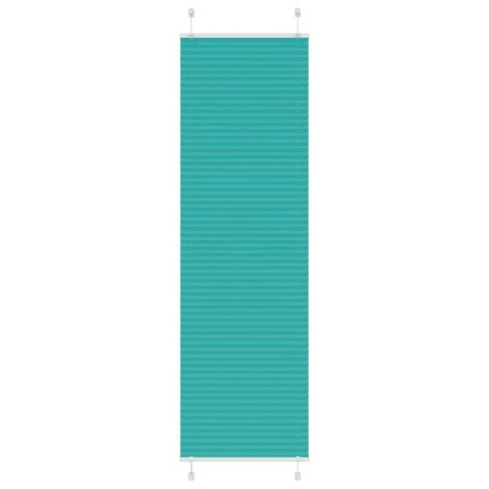 Estor Plisado verde petróleo 65x200 cm Tela Ancho 64,4 cm by , Blinds and blinds - Ref: Foro24-4015408, Price: 20,90 €, Disco...