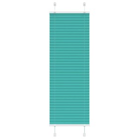 Estor Plisado verde petróleo 45x150 cm Tela Ancho 44,4 cm by , Blinds and blinds - Ref: Foro24-4015387, Price: 14,91 €, Disco...