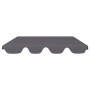 Replacement canopy for anthracite garden swing 188/168x145/110 cm by vidaXL, Covers for tents and gazebos - Ref: Foro24-31208...