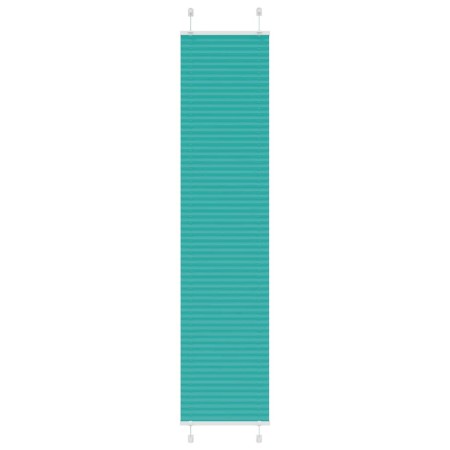 Estor Plisado verde petróleo 40x200 cm Tela Ancho 39,4 cm by , Blinds and blinds - Ref: Foro24-4015403, Price: 18,53 €, Disco...