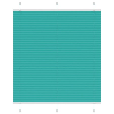 Estor Plisado verde petróleo 120x100 cm Tela Ancho 119,4 cm by , Blinds and blinds - Ref: Foro24-4015385, Price: 25,13 €, Dis...