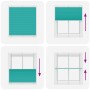 Estor Plisado verde petróleo 120x100 cm Tela Ancho 119,4 cm by , Blinds and blinds - Ref: Foro24-4015385, Price: 25,13 €, Dis...