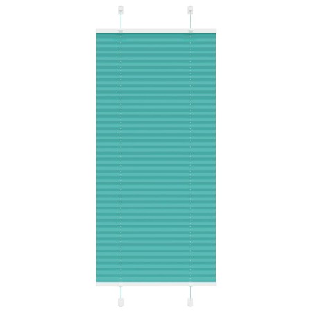 Estor Plisado verde petróleo 65x150 cm Tela Ancho 64,4 cm by , Blinds and blinds - Ref: Foro24-4015391, Price: 17,71 €, Disco...