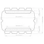 Replacement canopy for anthracite garden swing 188/168x145/110 cm by vidaXL, Covers for tents and gazebos - Ref: Foro24-31208...