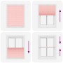 Estor Plisado rosa 110x100 cm Tela Ancho 109,4 cm Poliéster de , Persianas y estores - Ref: Foro24-4015434, Precio: 23,43 €, ...