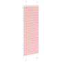Estor Plisado rosa 50x100 cm Tela Ancho 49,4 cm Poliéster
