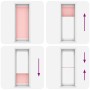 Estor Plisado rosa 70x200 cm Tela Ancho 69,4 cm Poliéster by , Blinds and blinds - Ref: Foro24-4015460, Price: 19,01 €, Disco...