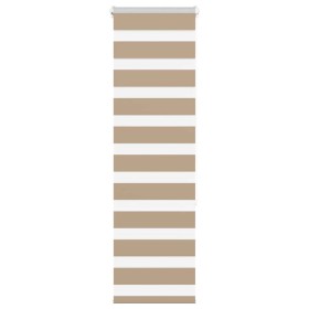 Estor cebra marrón arena tejido ancho 45,9 cm poliéster by , Blinds and blinds - Ref: Foro24-4014537, Price: 21,05 €, Discoun...