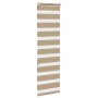 Estor cebra marrón arena tejido ancho 45,9 cm poliéster de , Persianas y estores - Ref: Foro24-4014537, Precio: 21,05 €, Desc...