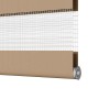 Estor cebra marrón arena tejido ancho 115,9 cm poliéster von , Jalousien und Jalousien - Ref: Foro24-4014577, Preis: 32,48 €,...