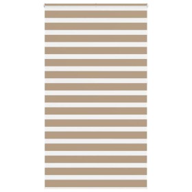 Estor cebra marrón arena tejido ancho 130,9 cm poliéster by , Blinds and blinds - Ref: Foro24-4014606, Price: 29,06 €, Discou...