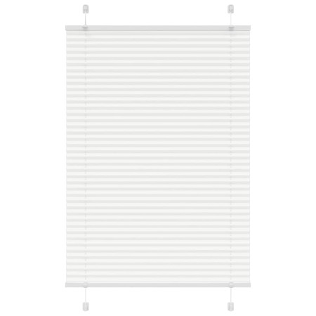 Estor Plisado blanco 100x100 cm Tela Ancho 99,4 cm Poliéster by , Blinds and blinds - Ref: Foro24-4015483, Price: 17,76 €, Di...
