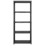 Storage shelves 5 levels black plastic 142x38x170cm by vidaXL, Industrial shelving - Ref: Foro24-3059852, Price: 106,98 €, Di...