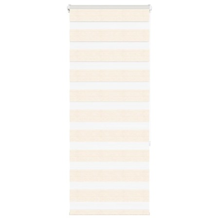 Estor cebra beige mármol tejido ancho 60,9 cm poliéster