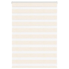 Estor cebra beige mármol tejido ancho 105,9 cm poliéster de , Persianas y estores - Ref: Foro24-4014627, Precio: 25,45 €, Des...