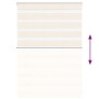 Estor cebra beige mármol tejido ancho 105,9 cm poliéster by , Blinds and blinds - Ref: Foro24-4014627, Price: 25,45 €, Discou...