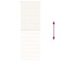Estor cebra beige mármol tejido ancho 75,9 cm poliéster de , Persianas y estores - Ref: Foro24-4014699, Precio: 26,44 €