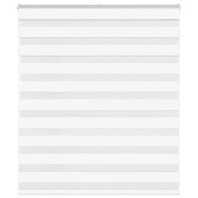 Estor cebra blanco 135x100 cm tejido ancho 130,9 cm poliéster von , Jalousien und Jalousien - Ref: Foro24-4014736, Preis: 26,...