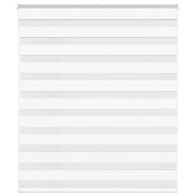 Estor cebra blanco 125x150 cm tejido ancho 120,9 cm poliéster by , Blinds and blinds - Ref: Foro24-4014760, Price: 26,93 €, D...