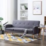 Sofá de 3 plazas de tela gris claro by , Sofas - Ref: Foro24-246994, Price: 296,62 €, Discount: %