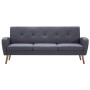 Sofá de 3 plazas de tela gris claro by , Sofas - Ref: Foro24-246994, Price: 296,62 €, Discount: %