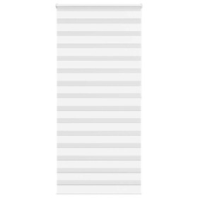 Estor cebra blanco 100x200 cm tejido ancho 95,9 cm poliéster von , Jalousien und Jalousien - Ref: Foro24-4014781, Preis: 31,3...