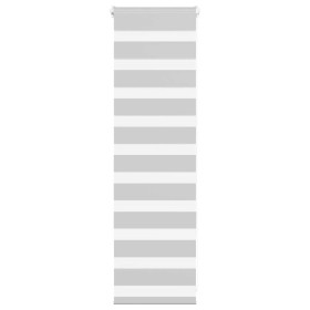 Estor cebra gris claro 40x100cm tejido ancho 35,9 cm poliéster by , Blinds and blinds - Ref: Foro24-4014405, Price: 14,50 €, ...
