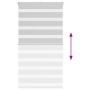 Estor cebra gris claro 70x100cm tejido ancho 65,9 cm poliéster by , Blinds and blinds - Ref: Foro24-4014411, Price: 21,91 €, ...
