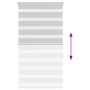 Estor cebra gris claro 80x100cm tejido ancho 75,9 cm poliéster by , Blinds and blinds - Ref: Foro24-4014413, Price: 18,96 €, ...