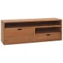 TV-Schrank aus massivem Teakholz, 110 x 30 x 40 cm von vidaXL, TV-Möbel - Ref: Foro24-326119, Preis: 175,41 €, Rabatt: %