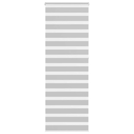 Estor cebra gris claro 80x230 cm tejido ancho 75,9 cm poliéster by , Blinds and blinds - Ref: Foro24-4014491, Price: 26,44 €,...