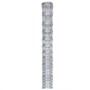Valla de jardín de acero galvanizado plateado 50x1,5 m de vidaXL, Paneles de vallas - Ref: Foro24-149508, Precio: 126,46 €, D...