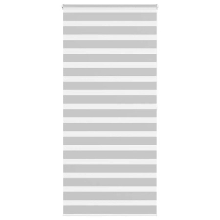 Estor cebra gris claro 115x200cm tejido ancho 110,9cm poliéster by , Blinds and blinds - Ref: Foro24-4014472, Price: 34,50 €,...