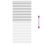 Estor cebra gris claro 115x200cm tejido ancho 110,9cm poliéster by , Blinds and blinds - Ref: Foro24-4014472, Price: 34,50 €,...