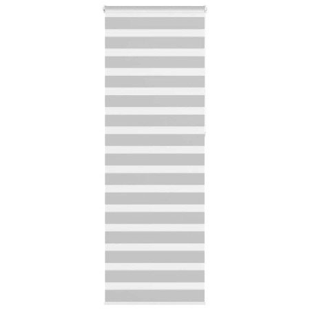 Estor cebra gris claro 90x230 cm tejido ancho 85,9 cm poliéster by , Blinds and blinds - Ref: Foro24-4014493, Price: 31,44 €,...