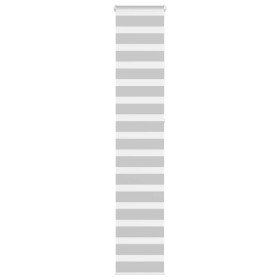 Estor cebra gris claro 50x230 cm tejido ancho 45,9 cm poliéster by , Blinds and blinds - Ref: Foro24-4014485, Price: 21,28 €,...