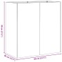Jardinera oxidada 80x40x80 cm acero corten von , Töpfe und Pflanzgefäße - Ref: Foro24-860716, Preis: 84,32 €, Rabatt: %