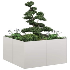Jardinera 80x80x40 cm Acero inoxidable von , Töpfe und Pflanzgefäße - Ref: Foro24-860742, Preis: 100,02 €, Rabatt: %