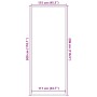 Felpudo marrón 115x300 cm by , Doormats - Ref: Foro24-4105631, Price: 71,92 €, Discount: %