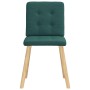 Sillas de comedor 4 unidades tela verde oscuro von , Essstühle - Ref: Foro24-3315173, Preis: 193,13 €, Rabatt: %